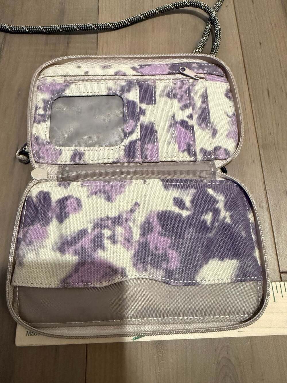 KAVU Go Time Crossbody Wallet Orchid Tie Dye - Picture 4 of 4